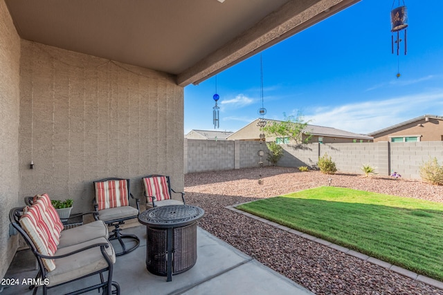 view of patio