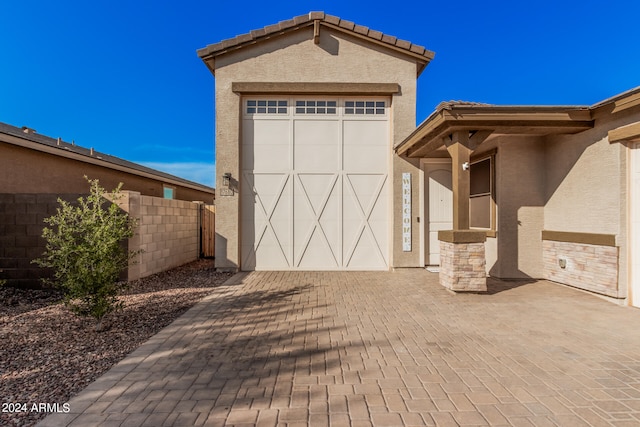 exterior space featuring a patio