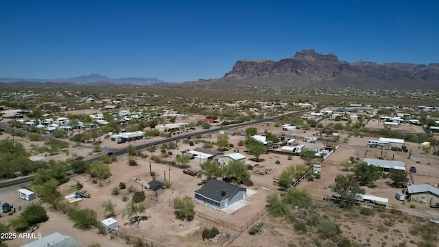 2573 E Superstition Blvd, Apache Junction, AZ 85119 - drone / aerial view of a mountain backdrop