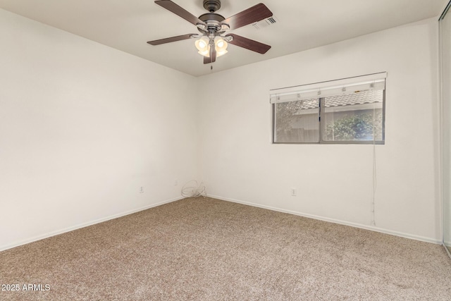6085 S Wilson Dr, Chandler, AZ 85249 - empty room featuring carpet flooring, ceiling fan, and baseboards