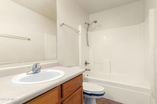 6085 S Wilson Dr, Chandler, AZ 85249 - full bath featuring toilet, shower / washtub combination, and vanity