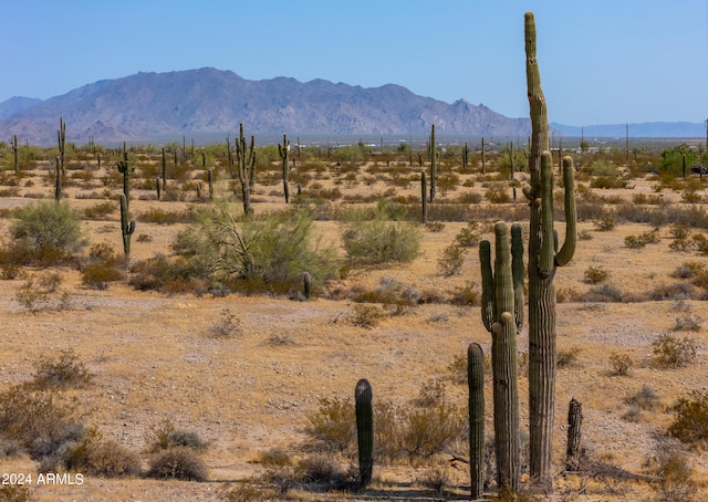 property view of mountains featuring a rural view