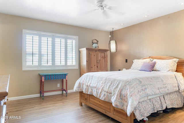 12212 N 66th St, Scottsdale, AZ 85254 - bedroom featuring wood finished floors and ceiling fan