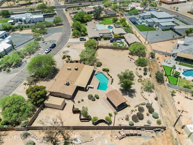 12212 N 66th St, Scottsdale, AZ 85254 - aerial perspective of suburban area featuring a pool