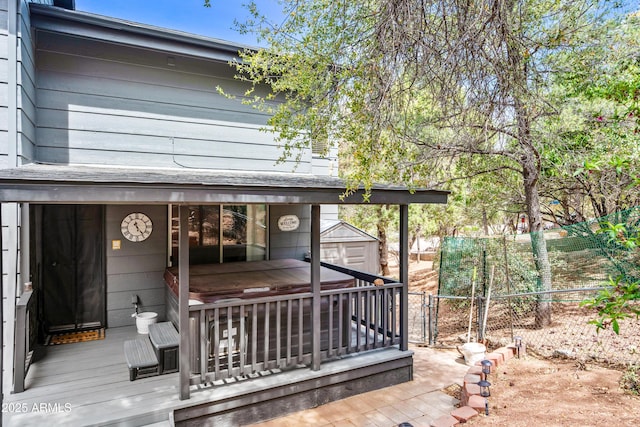 exterior space with fence