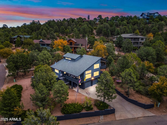 drone / aerial view