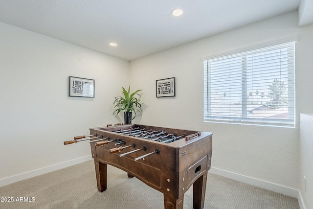 1021 S Almar Cir, Mesa, AZ 85204 - playroom with carpet floors, baseboards, and recessed lighting