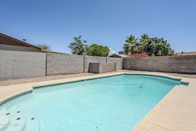 1021 S Almar Cir, Mesa, AZ 85204 - view of swimming pool with a fenced backyard