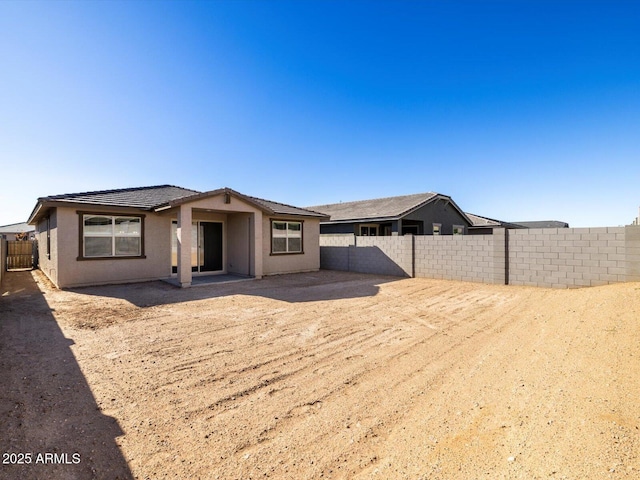 view of rear view of house