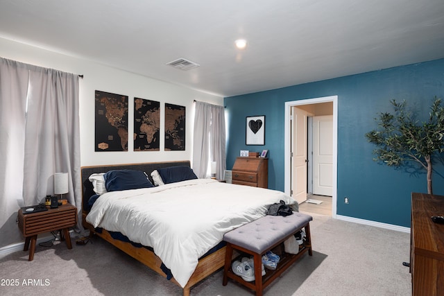 1635 W Cottonwood Bluffs Dr, Benson, AZ 85602 - bedroom with light carpet and baseboards