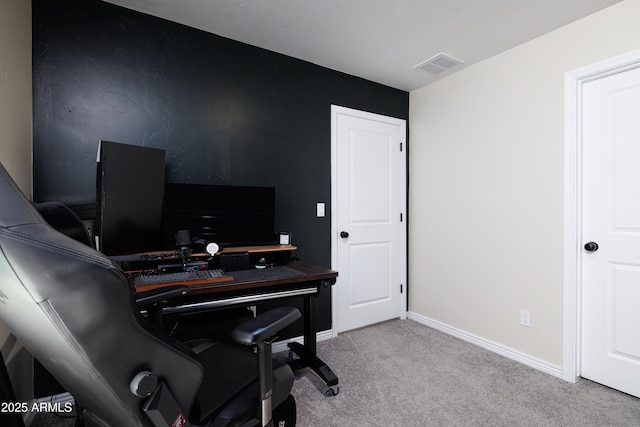 1635 W Cottonwood Bluffs Dr, Benson, AZ 85602 - carpeted office featuring baseboards