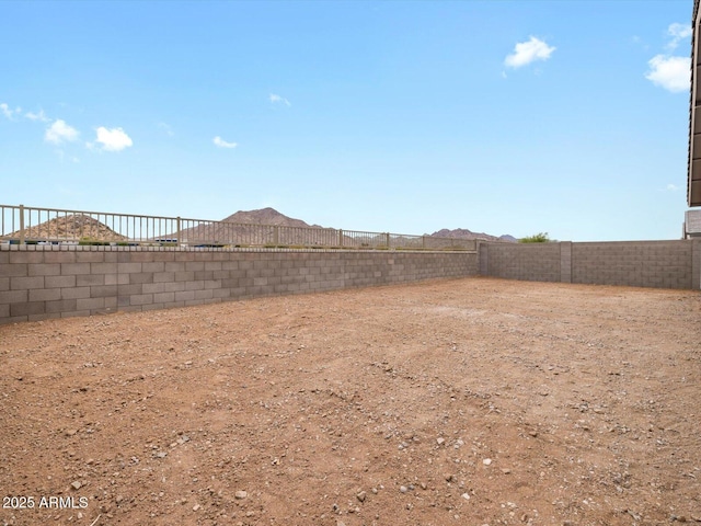 view of fenced backyard