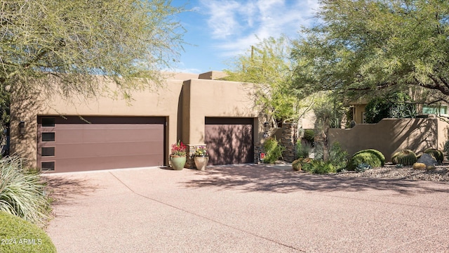 view of pueblo revival-style home