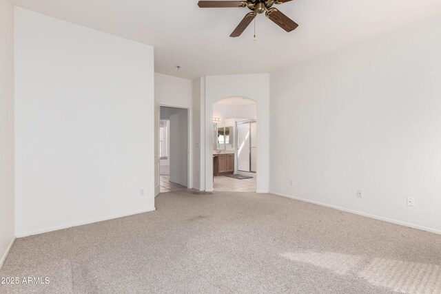 spacious closet with carpet flooring