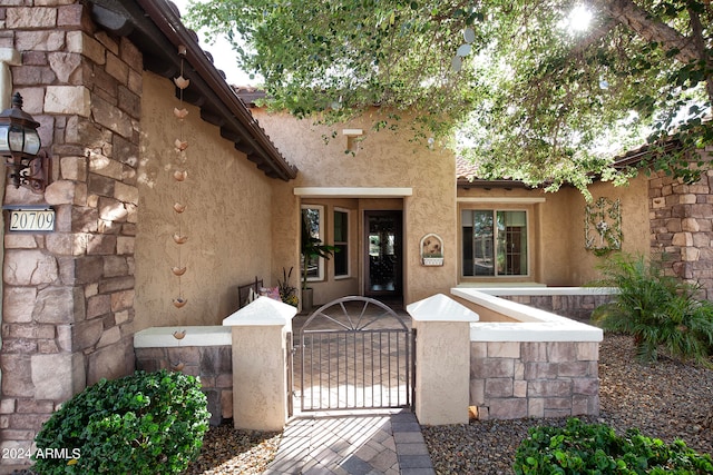 view of entrance to property