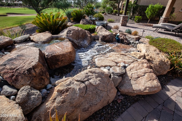 view of yard with a patio