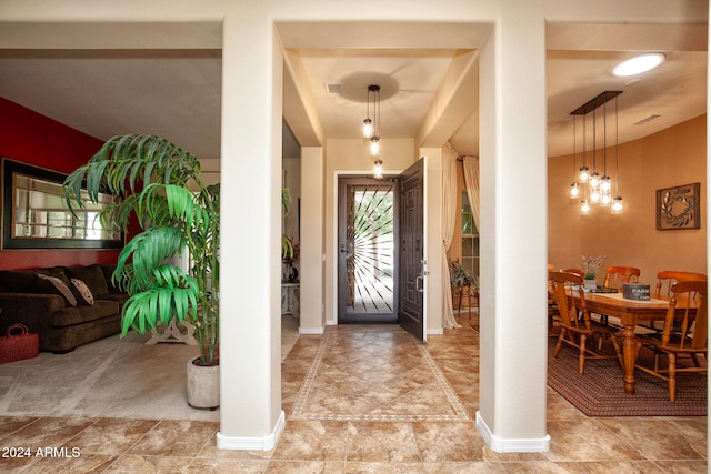 view of foyer