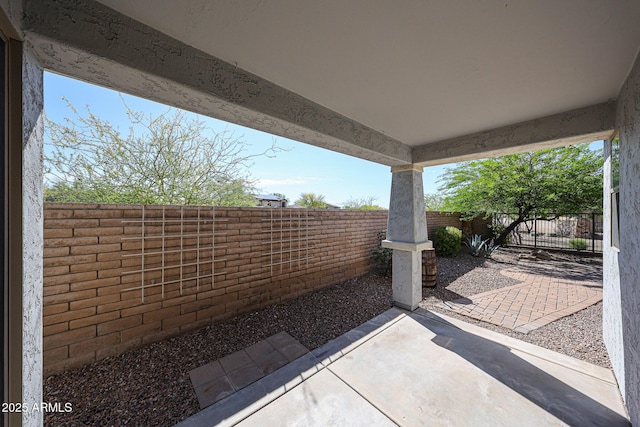 12679 W Lowden Rd, Peoria, AZ 85383 - view of patio featuring a fenced backyard