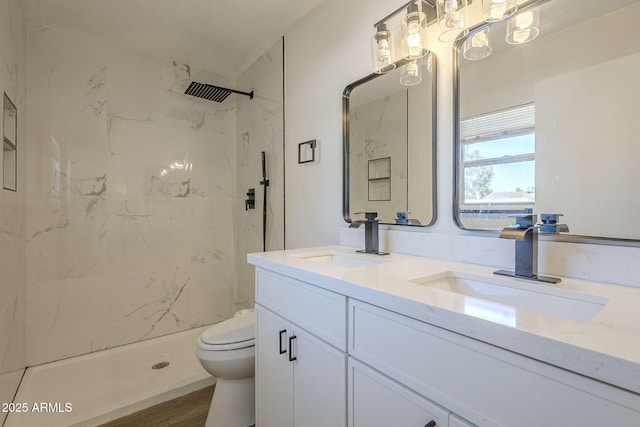 12234 S Pewaukee St, Phoenix, AZ 85044 - full bath with double vanity and a marble finish shower