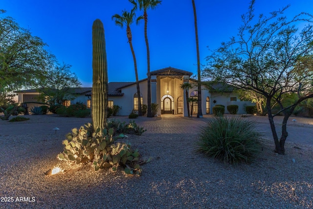 view of mediterranean / spanish-style home