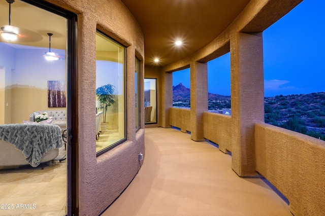 16569 E Trevino Dr, Fountain Hills, AZ 85268 - hall featuring a mountain view