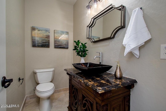 16569 E Trevino Dr, Fountain Hills, AZ 85268 - half bath featuring vanity and tile patterned flooring