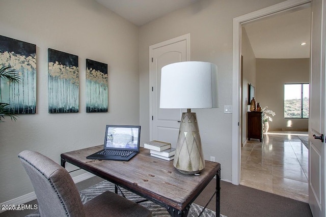 16569 E Trevino Dr, Fountain Hills, AZ 85268 - office space with baseboards and carpet flooring