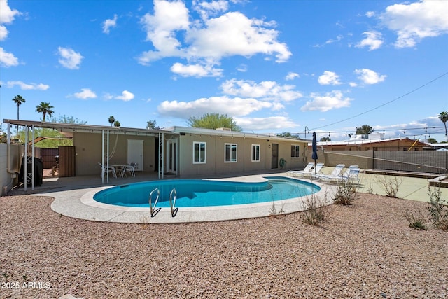 3814 E Poinsettia Dr, Phoenix, AZ 85028 - view of pool featuring a patio and a fenced backyard
