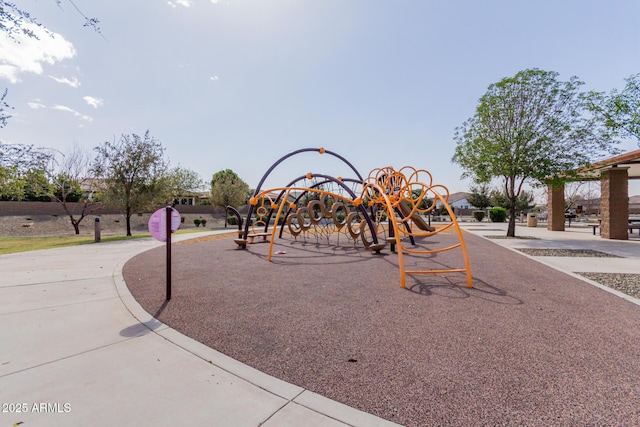 view of communal playground