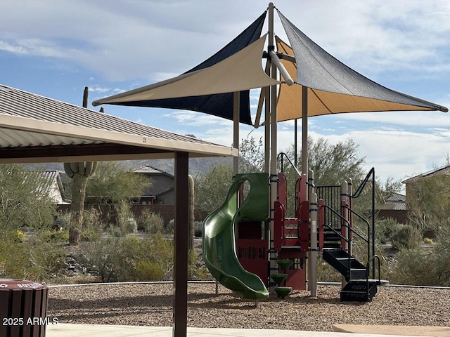 view of communal playground