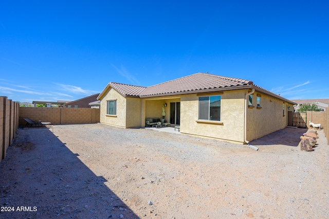 view of rear view of property