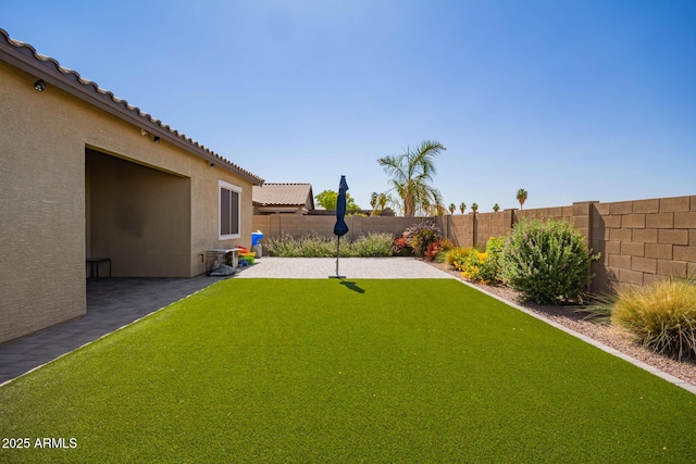 15862 W Fillmore St, Goodyear, AZ 85338 - view of yard with a patio