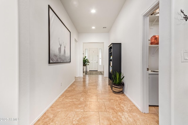15862 W Fillmore St, Goodyear, AZ 85338 - hallway with recessed lighting and baseboards