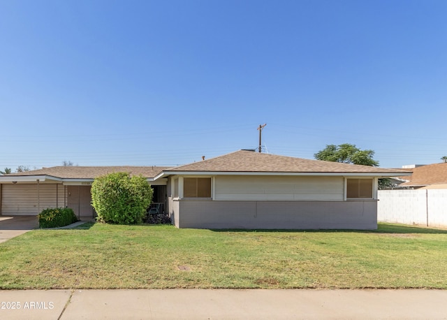 6009 W Medlock Dr, Glendale, AZ 85301 - ranch-style house featuring a shingled roof and driveway