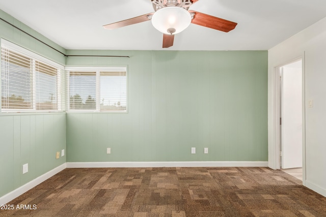 6009 W Medlock Dr, Glendale, AZ 85301 - carpeted empty room featuring ceiling fan and baseboards
