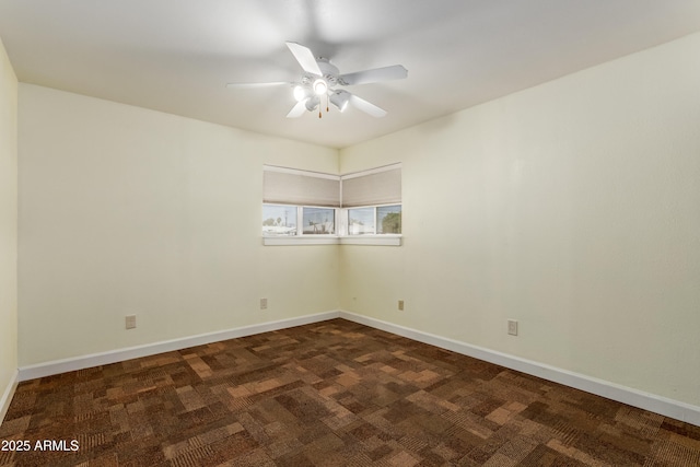 6009 W Medlock Dr, Glendale, AZ 85301 - spare room featuring ceiling fan and baseboards