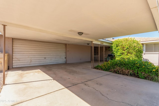 6009 W Medlock Dr, Glendale, AZ 85301 - view of patio / terrace with an attached carport and area for grilling