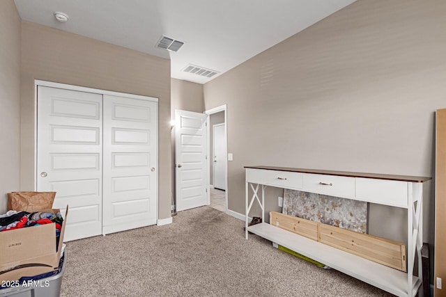 18800 W Madison St, Buckeye, AZ 85326 - bedroom featuring a closet, carpet, visible vents, and baseboards