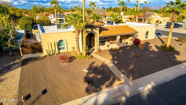 view of mediterranean / spanish house