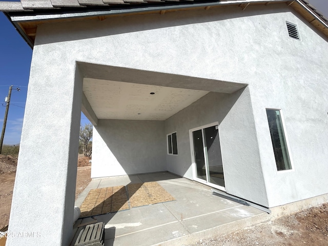 exterior space with a patio area