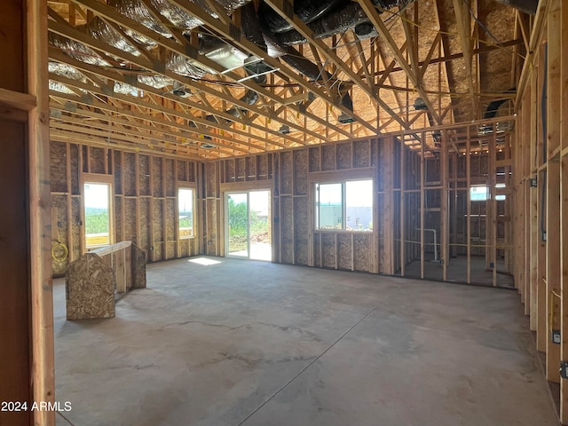 miscellaneous room with a wealth of natural light