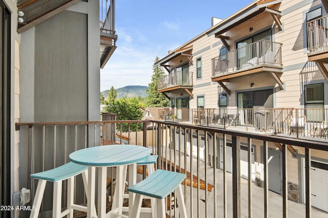 613 N Beaver St Unit 5, Flagstaff, AZ 86001 - balcony with a mountain view