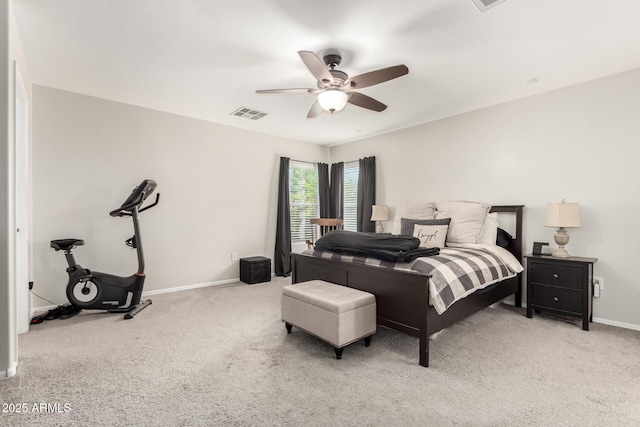 34913 N 30th Dr, Phoenix, AZ 85086 - bedroom with carpet flooring, baseboards, and a ceiling fan