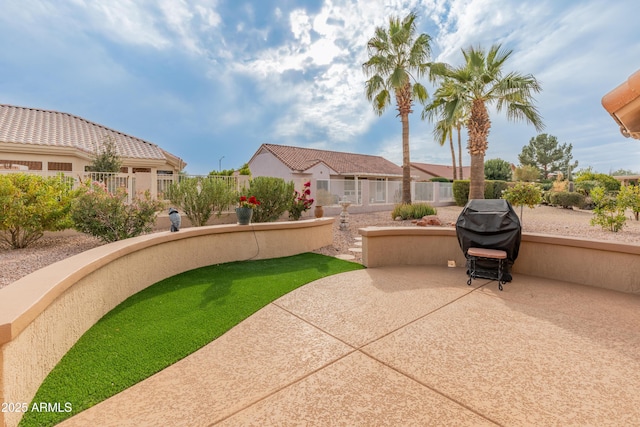 view of patio / terrace with grilling area