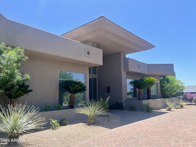 10821 E Troon N Dr, Scottsdale, AZ 85262 - property entrance with stucco siding