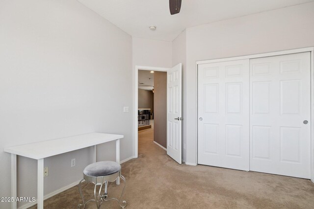 46141 W Rainbow Dr, Maricopa, AZ 85139 - unfurnished office featuring carpet and a ceiling fan