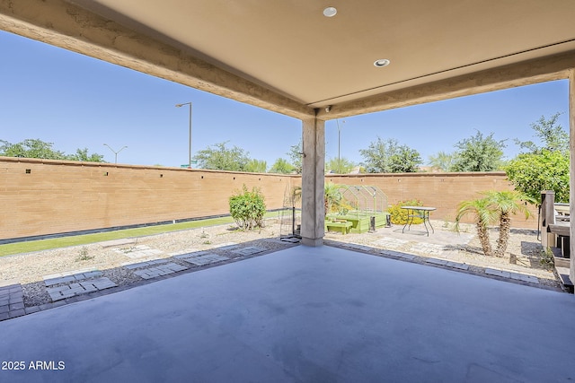 27413 W Tonopah Dr, Buckeye, AZ 85396 - view of patio / terrace featuring a fenced backyard