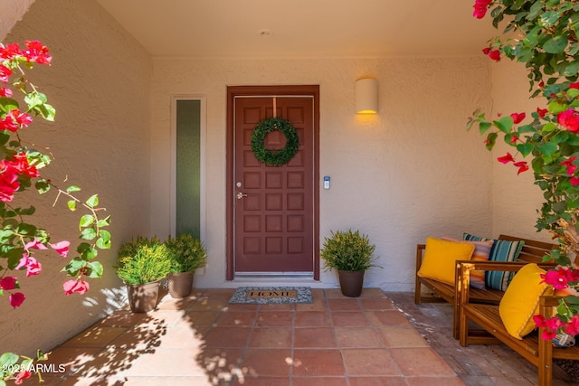 view of entrance to property