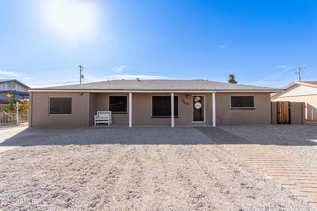 view of ranch-style home