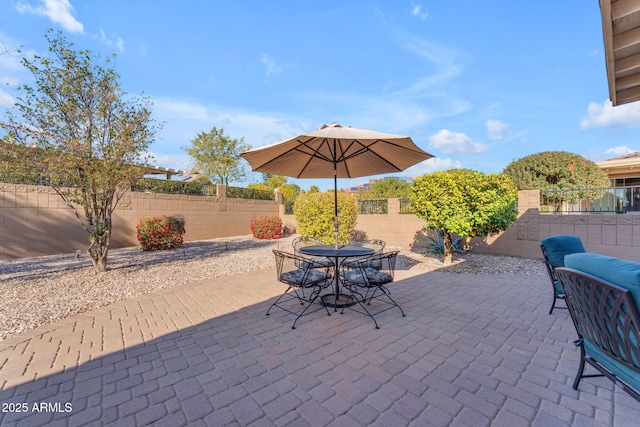 view of patio